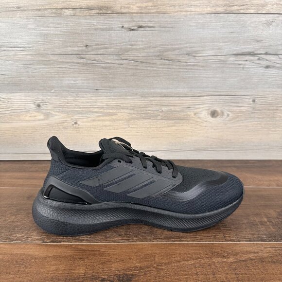 adidas Pureboost 5 Triple Black Mens Size 8.5 Core Black ID1158 - Picture 6 of 9